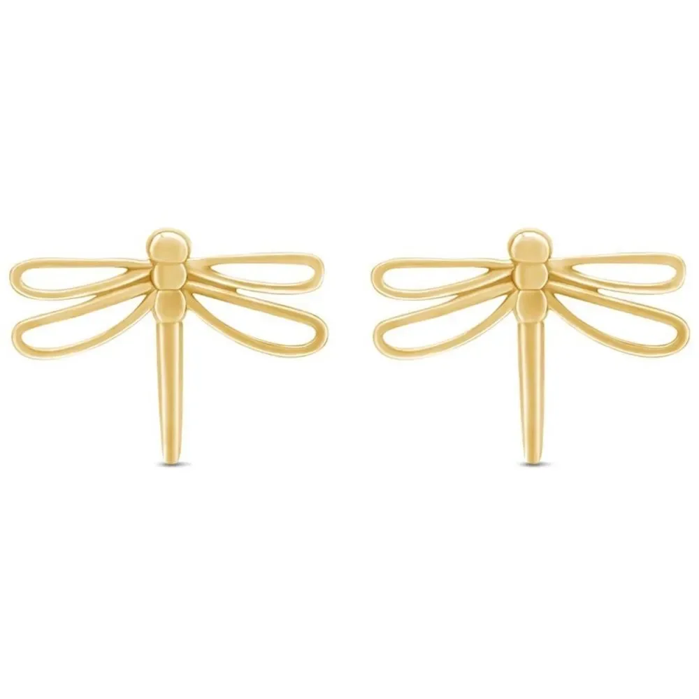 Mulan Dragonfly Earrings - Picture 3 of 8